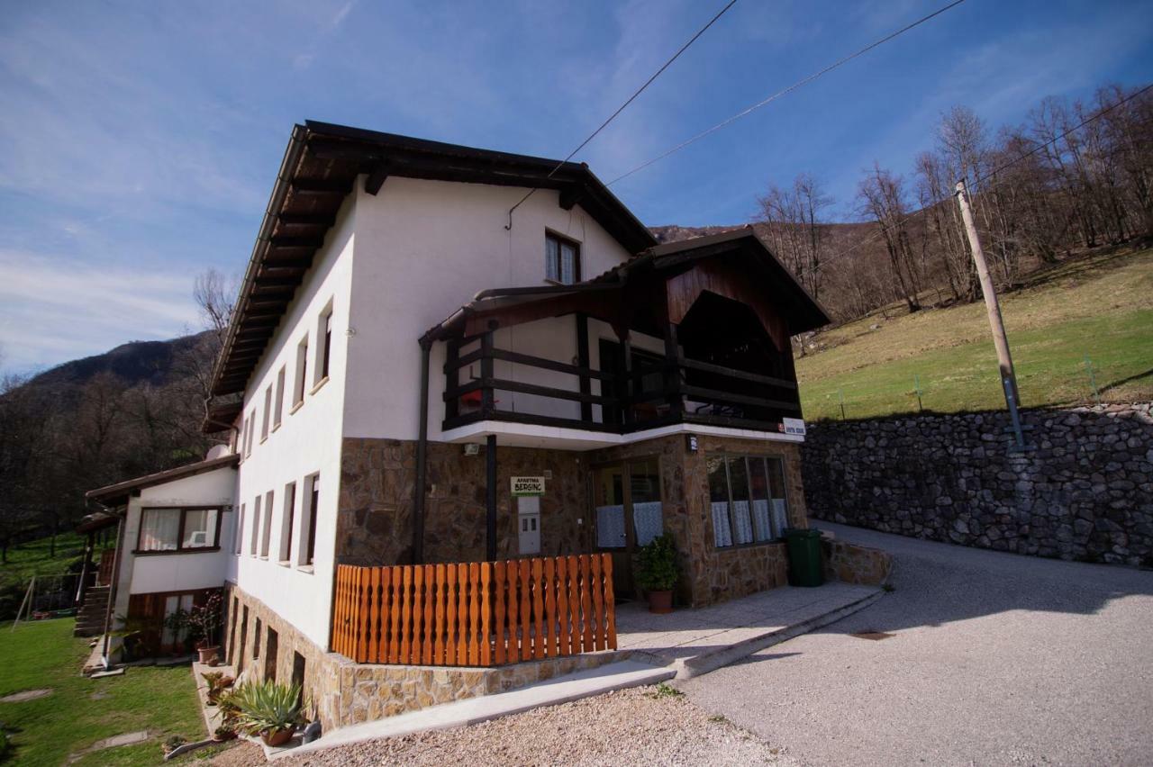 Apartmaji Berginc Kobarid Exterior foto